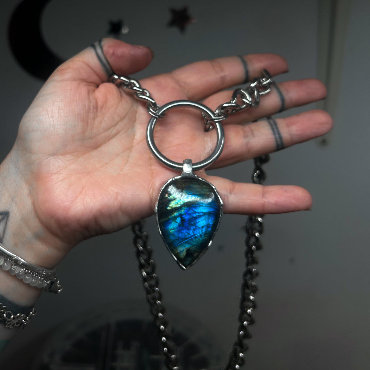 Labradorite necklace