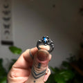 Ring with labradorite