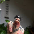 Ring with morion