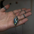 Necklace star & labradorite