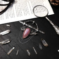 Hairpin with rose quartz