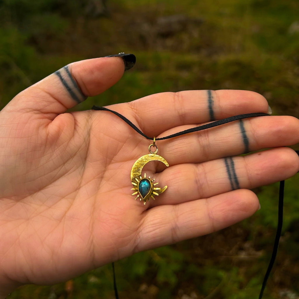 Labradorite necklace