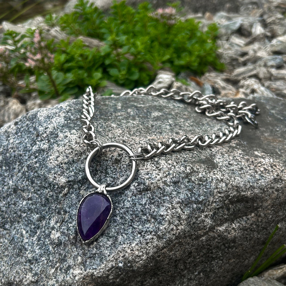 Amethyst necklace