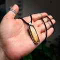 Orange labradorite necklace