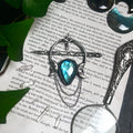Labradorite hairpin