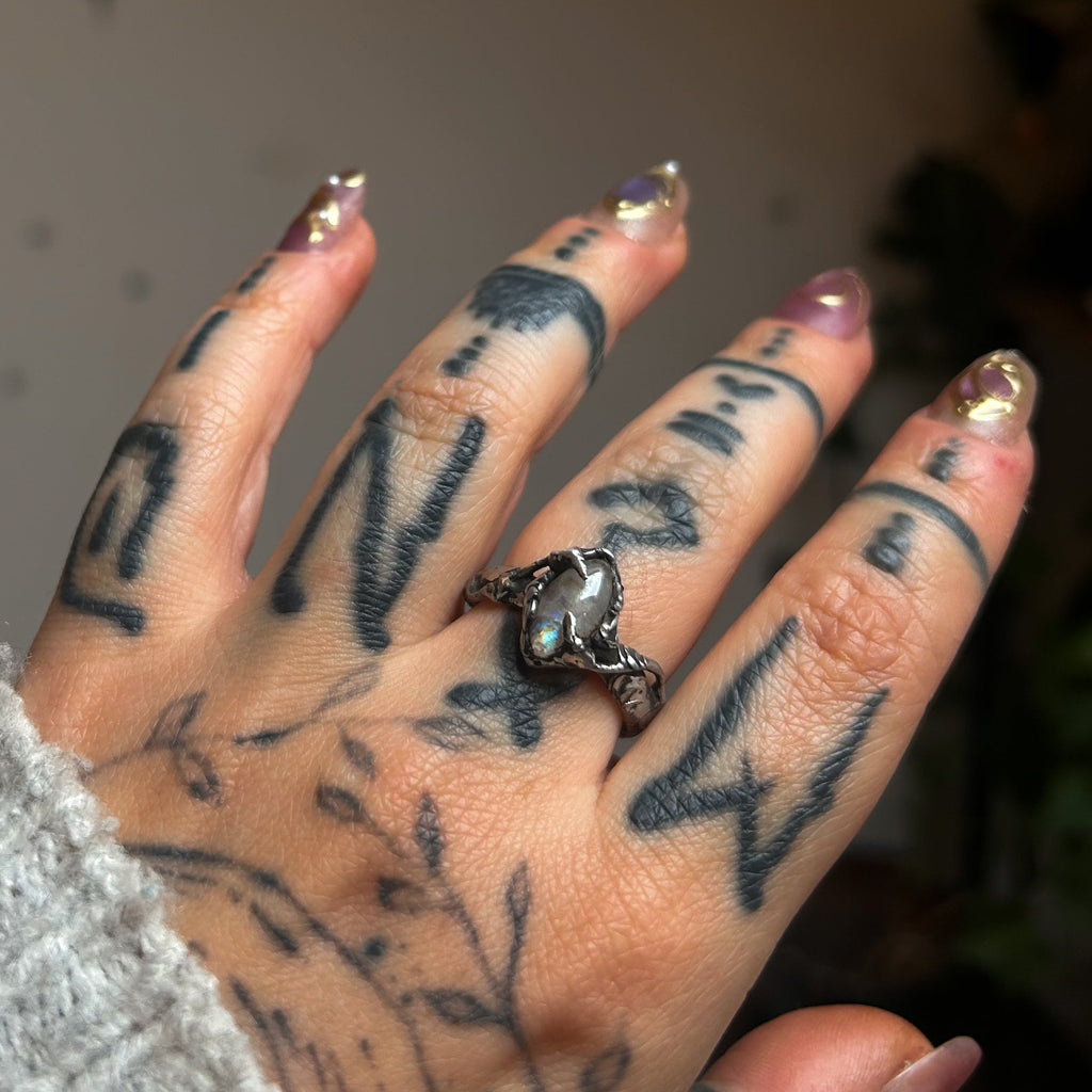 Moonstone ring