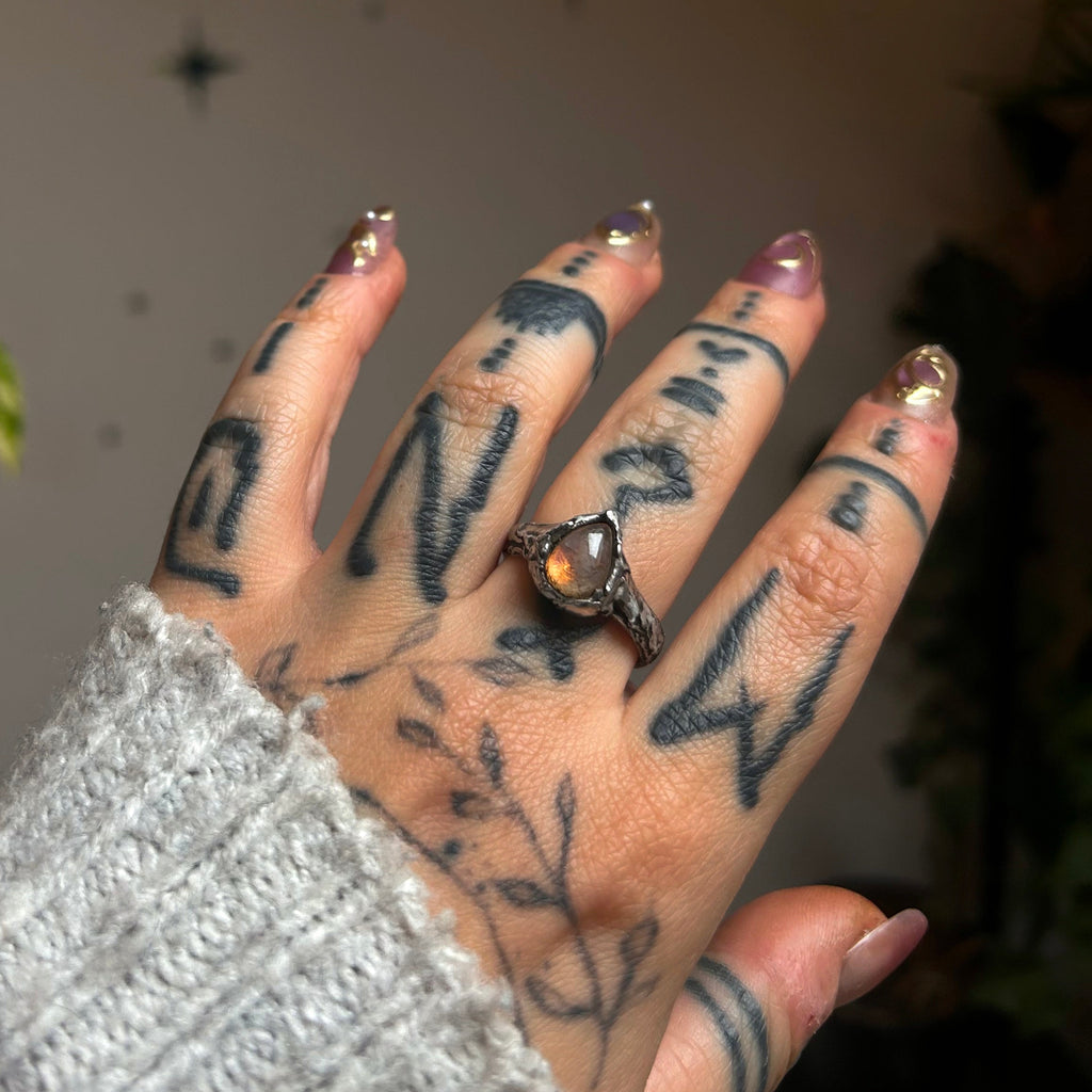 Moonstone ring
