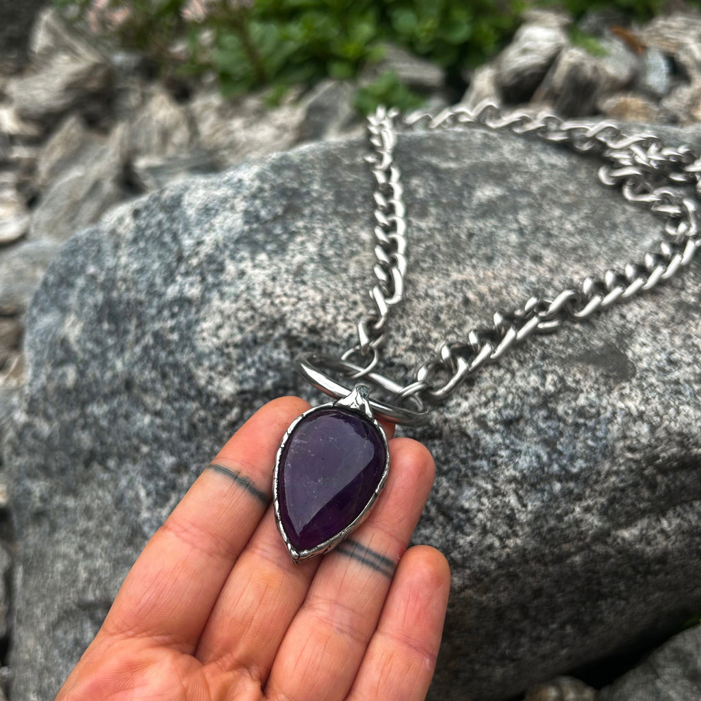 Amethyst necklace