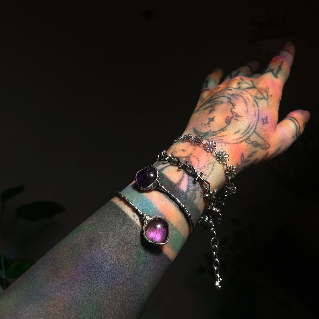 Amethyst bracelet