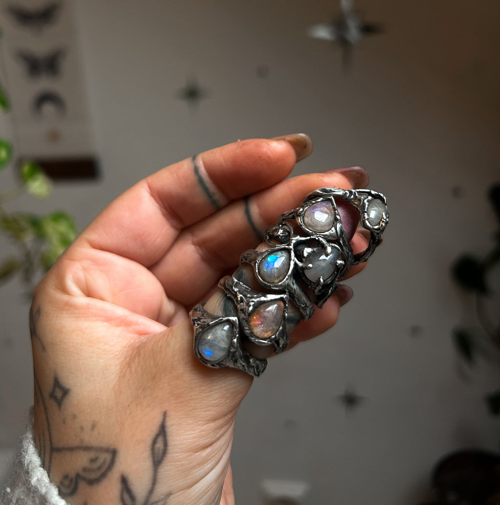 Moonstone ring