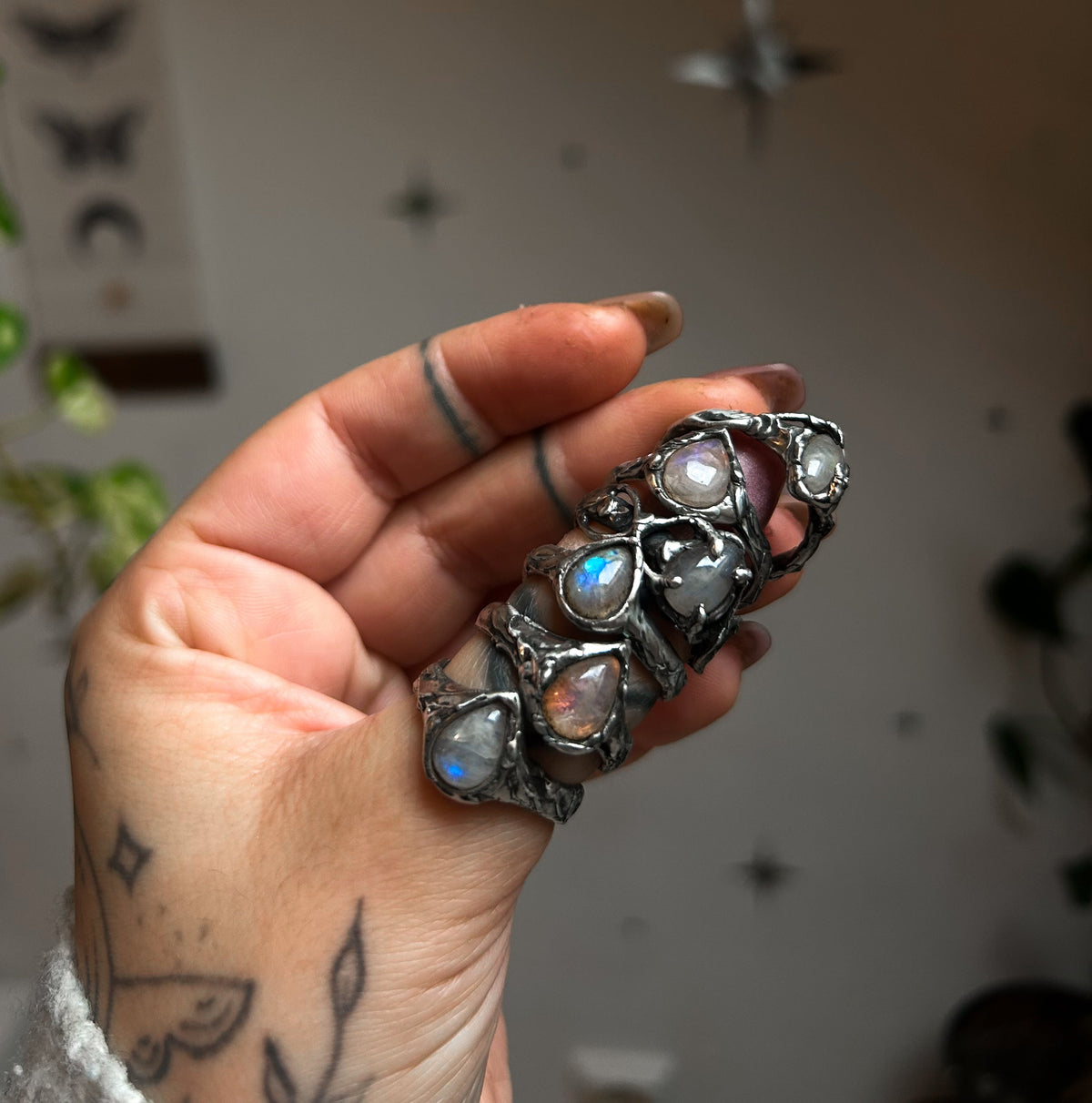 Moonstone ring