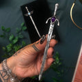 Amethyst hair sword