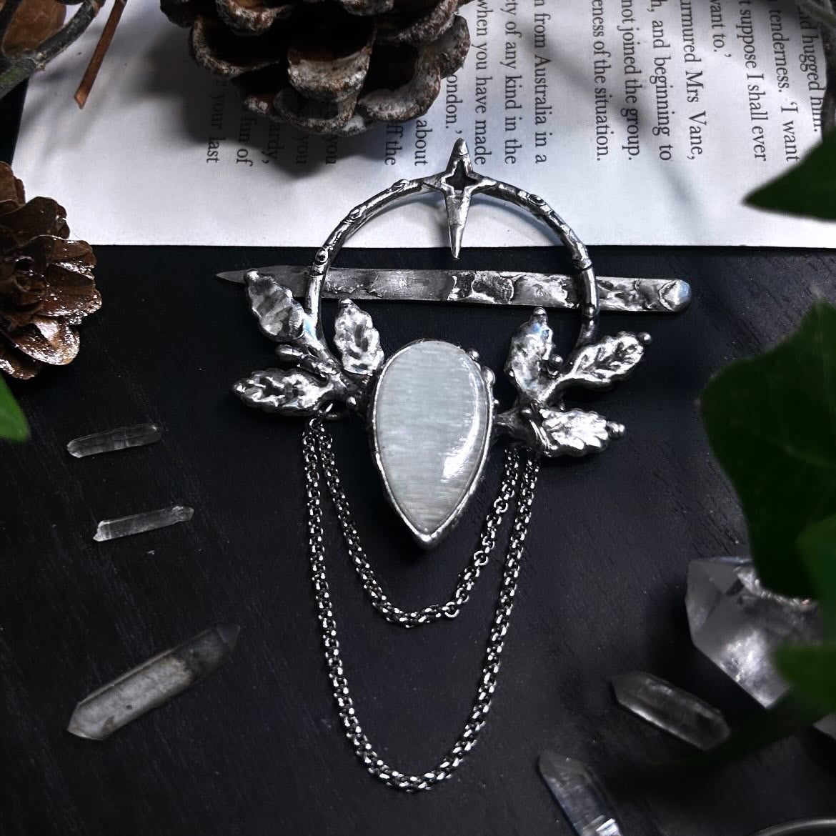 Opalite hairpin