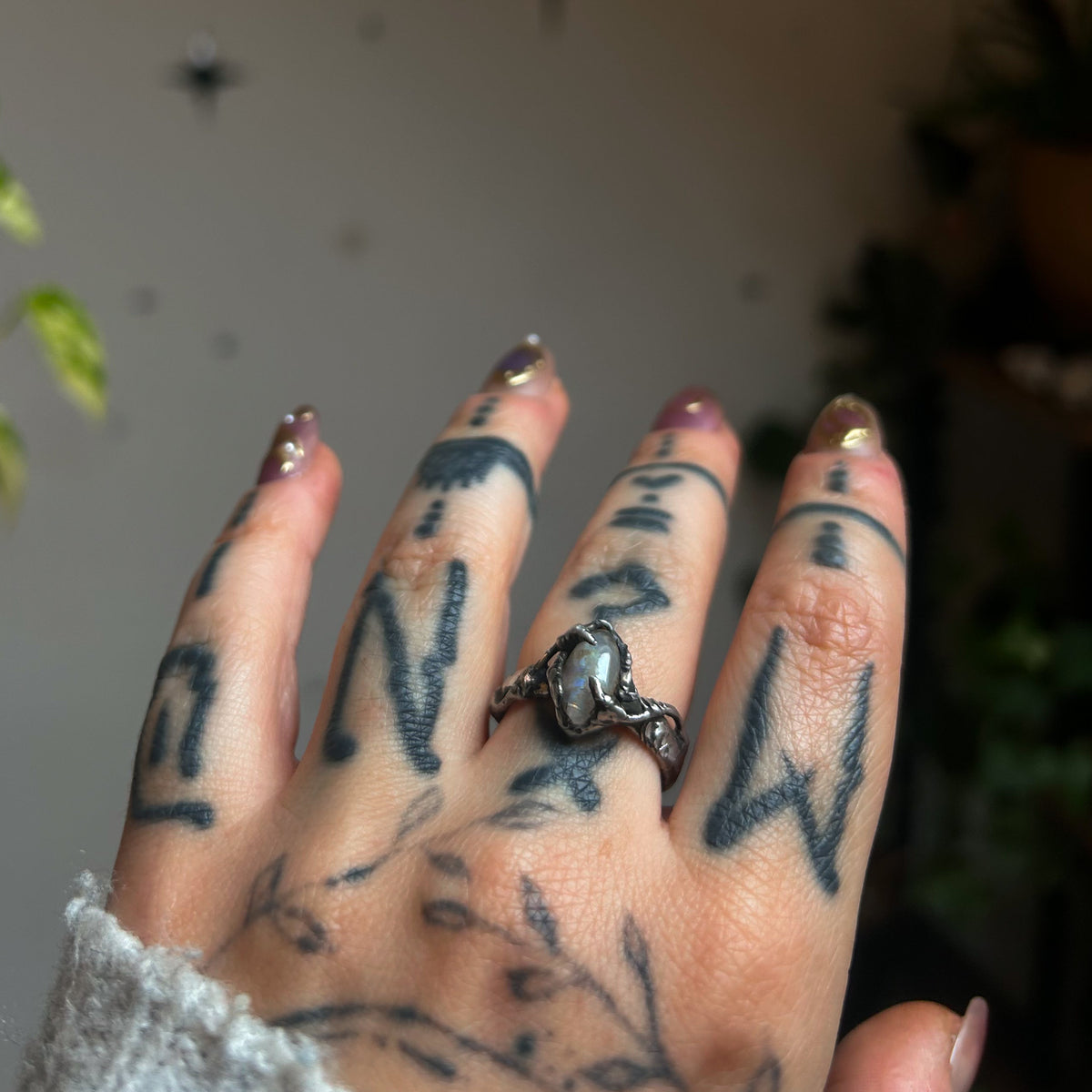 Moonstone ring