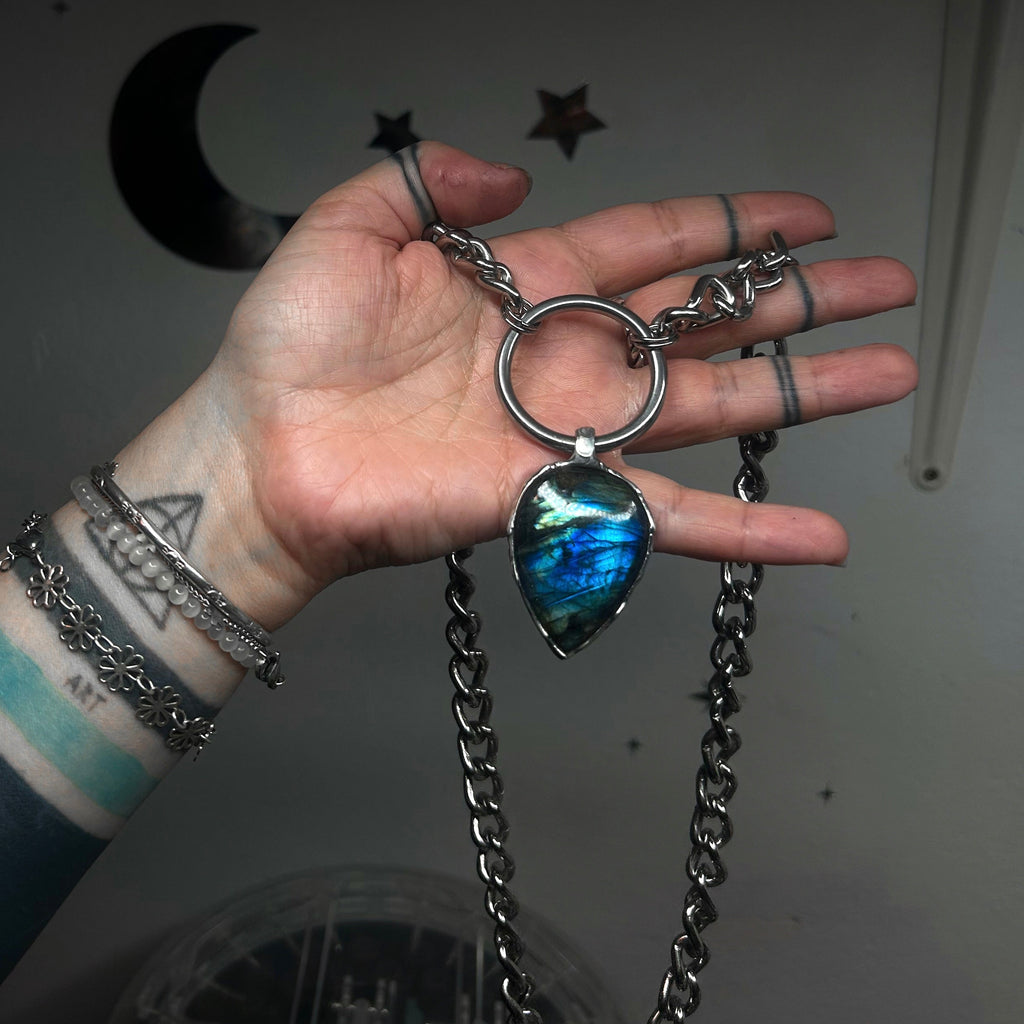 Labradorite necklace