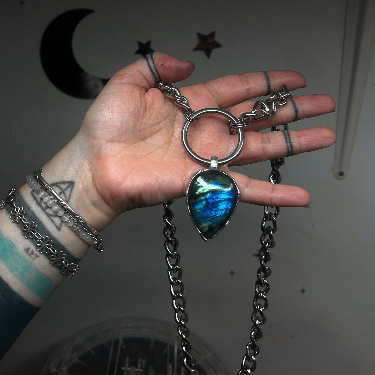 Labradorite necklace