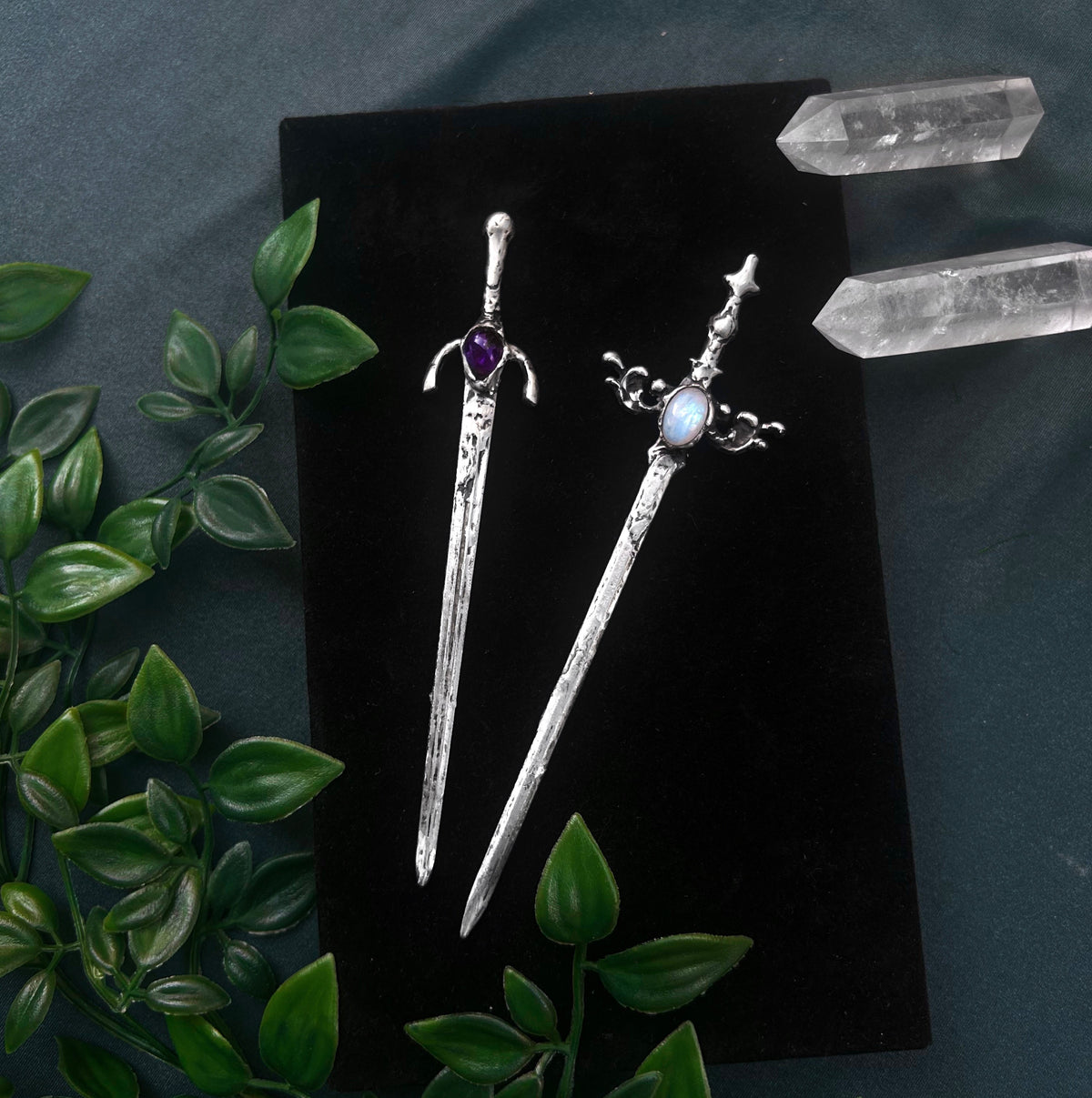 Amethyst hair sword