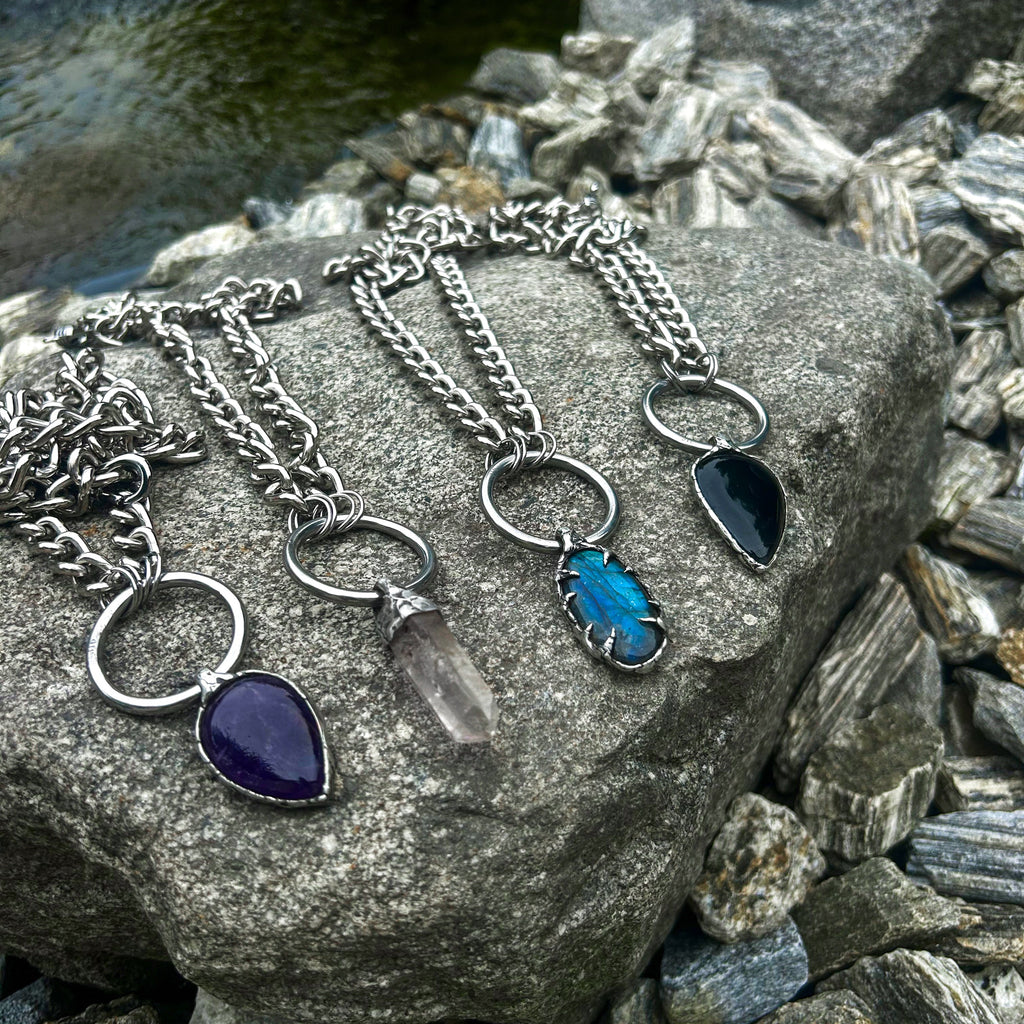 Amethyst necklace