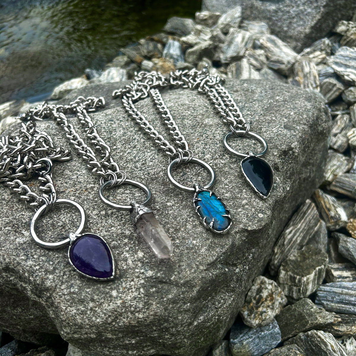 Amethyst necklace