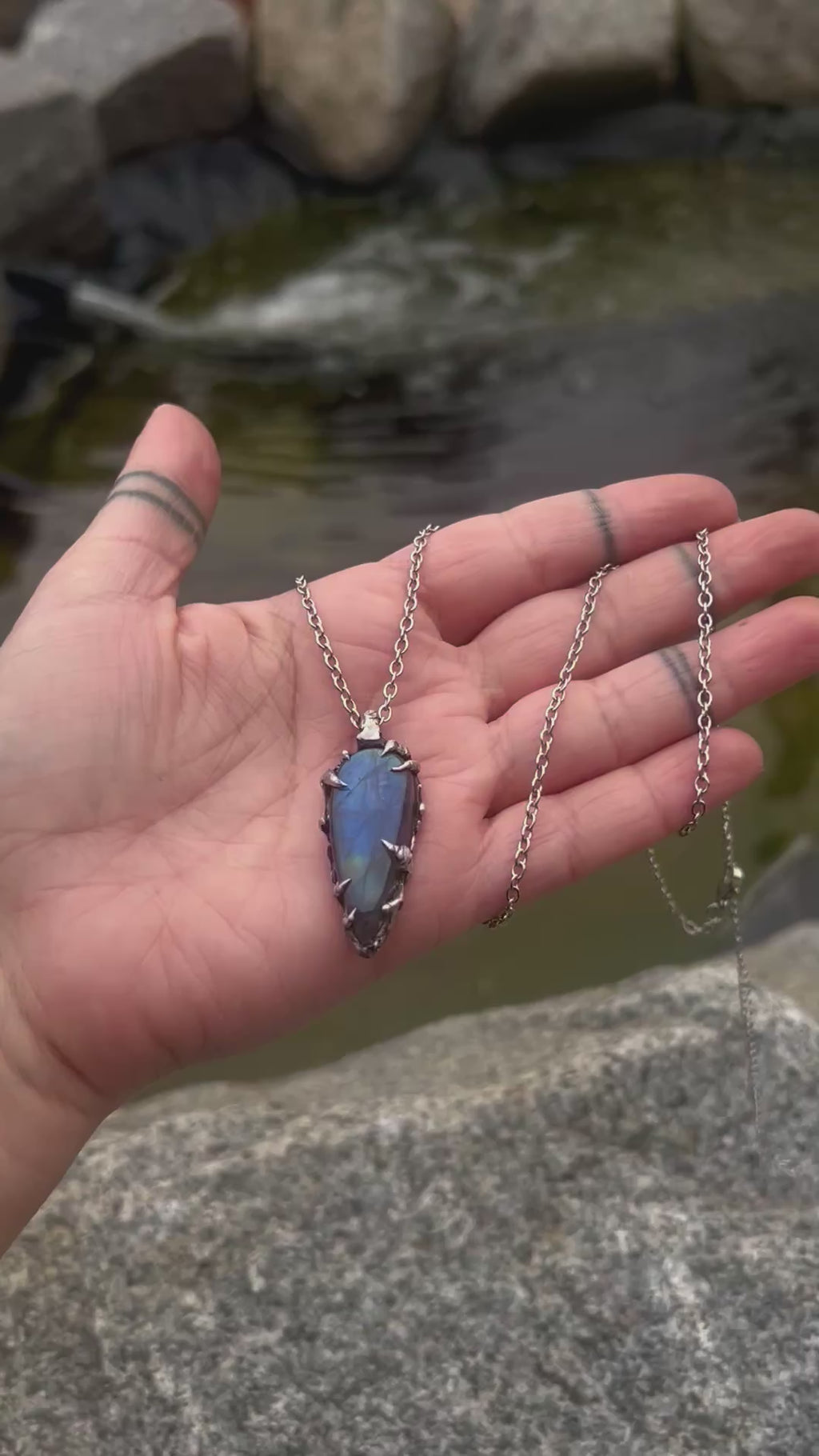 Labradorite necklace